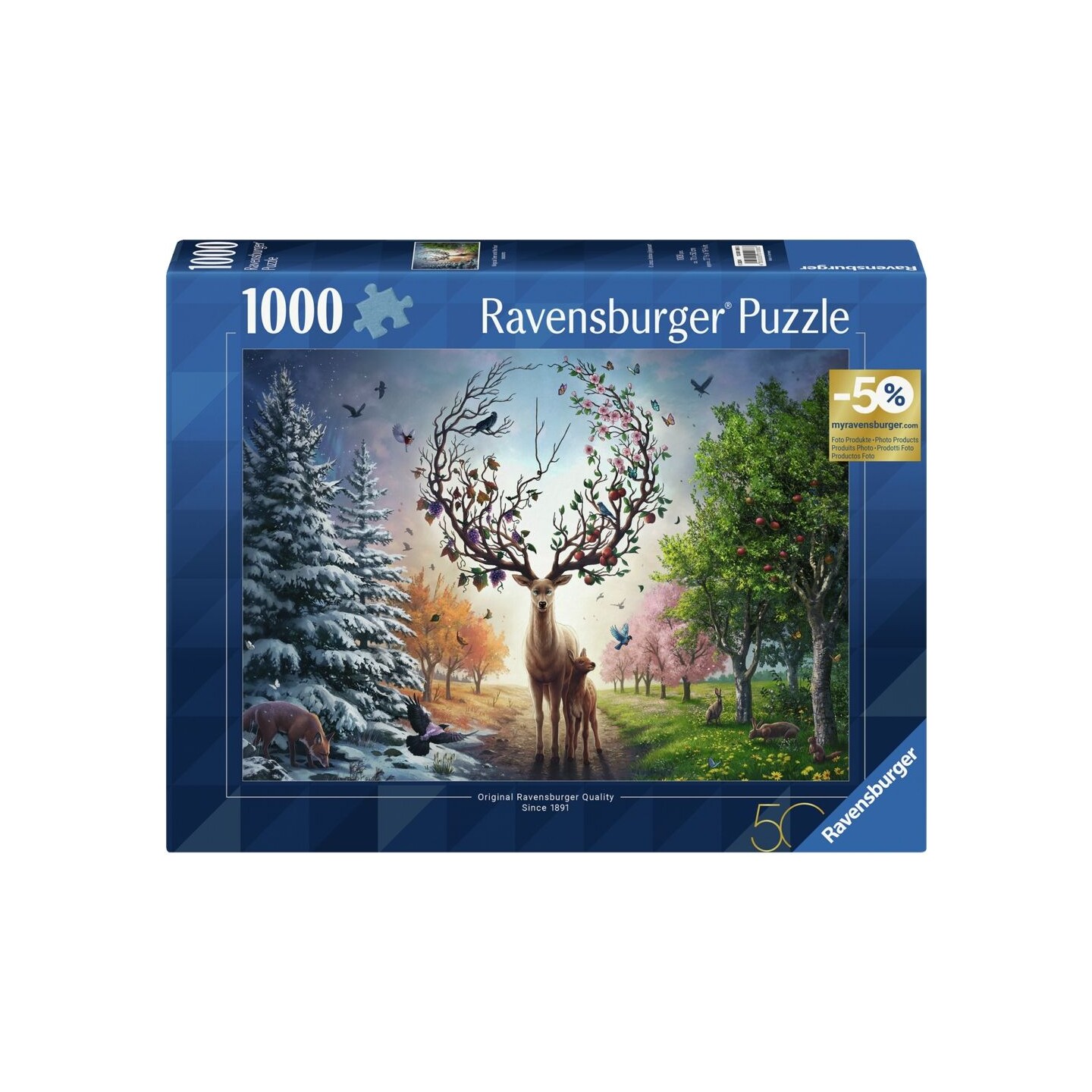 Magical Deer 1000 biter Puslespill Ravensburger Puzzle
