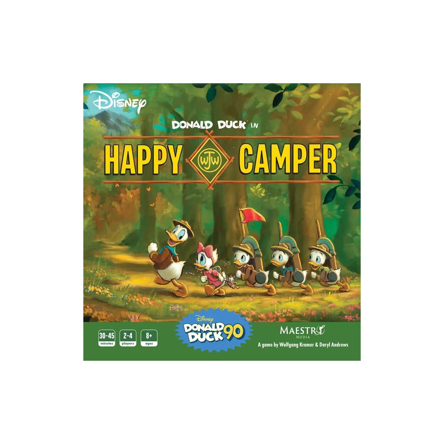 Donald Duck in Happy Camper Brettspill