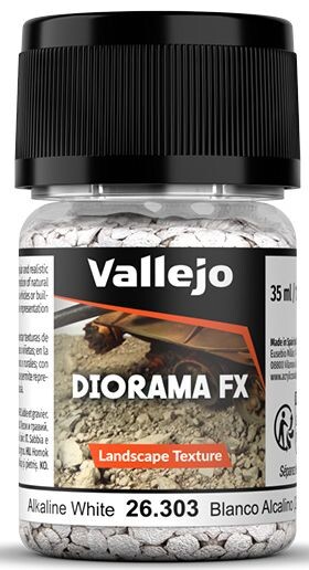 Vallejo Diorama FX Alcaline White 2-5mm Landscape Texture - 35ml