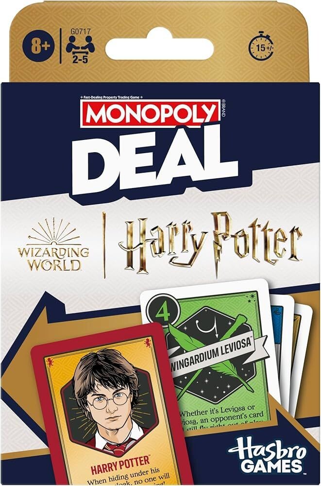 Monopoly Deal Harry Potter Kortspill Norsk utgave