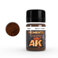 AK Pigments Burnt Umber 