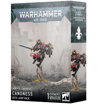 Adepta Sororitas Canoness with Jump Pack Warhammer 40K