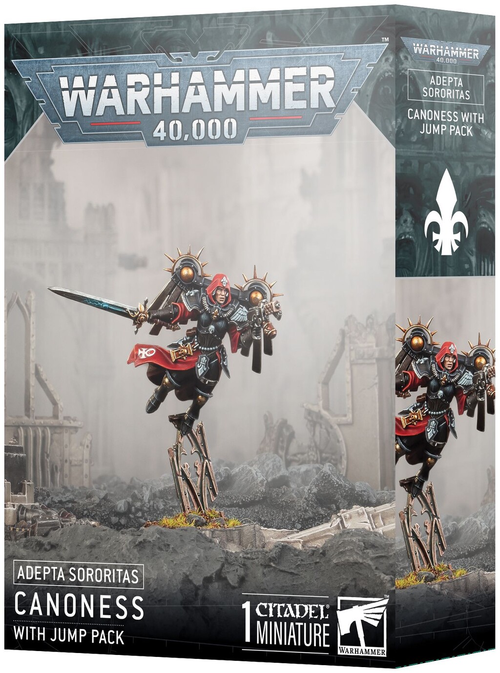 Adepta Sororitas Canoness with Jump Pack Warhammer 40K - Gamezone.no