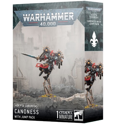 Adepta Sororitas Canoness with Jump Pack Warhammer 40K