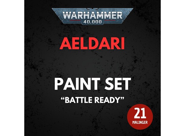 Aeldari Paint Set Warhammer 40K - Battle Ready 