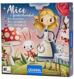 Alice i Eventyrland Brettspill Norsk utgave