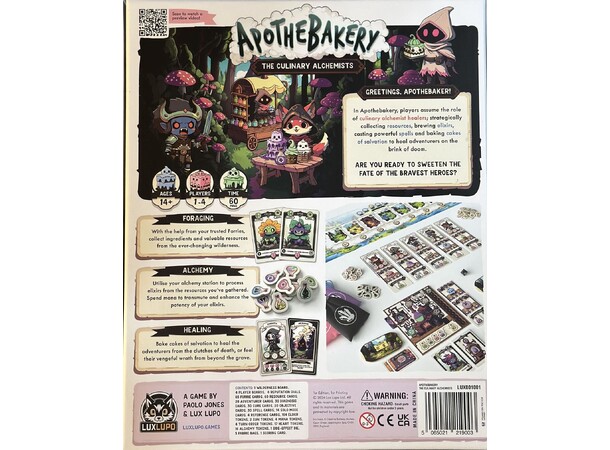Apothebakery Culinary Alchemists Brettspill 