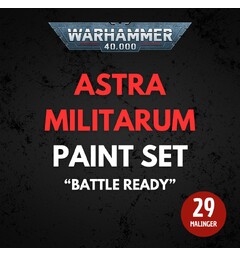 Astra Militarum Paint Set Warhammer 40K - Battle Ready