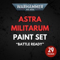 Astra Militarum Paint Set Warhammer 40K - Battle Ready