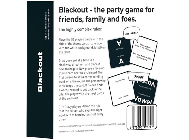 Blackout Partyspill 