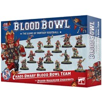 Blood Bowl Chaos Dwarf Team The Zharr-Naggrund Ziggurats