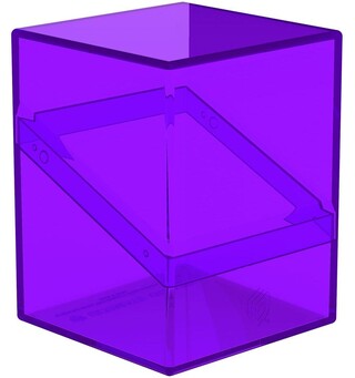 Boulder 100+ Clear Amethyst Ultimate Guard Card Box
