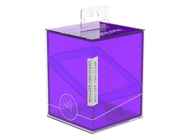 Boulder 100+ Clear Amethyst Ultimate Guard Card Box 