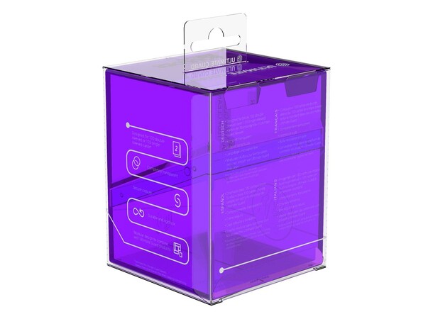Boulder 100+ Clear Amethyst Ultimate Guard Card Box 