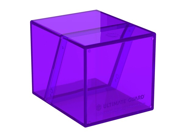 Boulder 100+ Clear Amethyst Ultimate Guard Card Box 