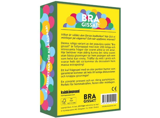 Bra gissat När var det - SVENSK 