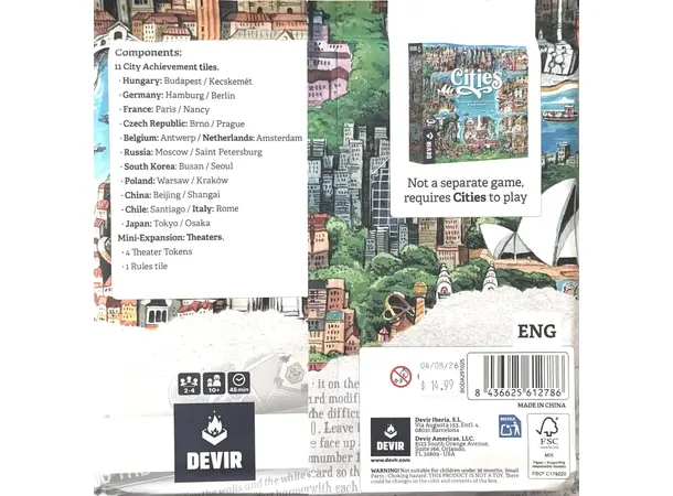Cities City Achievements & Theaters Utvidelse til Cities 