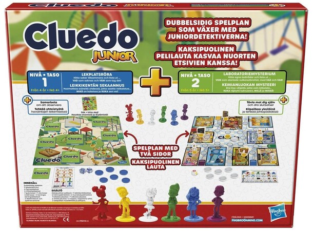 Cluedo Junior 2 Games In 1 - SVENSK 