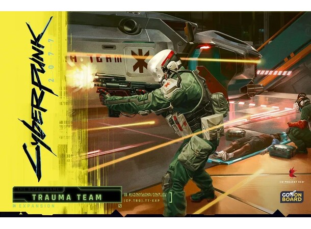 Cyberpunk 2077 Trauma Team Expansion Utvidelse til Cyberpunk 2077 Board Game 