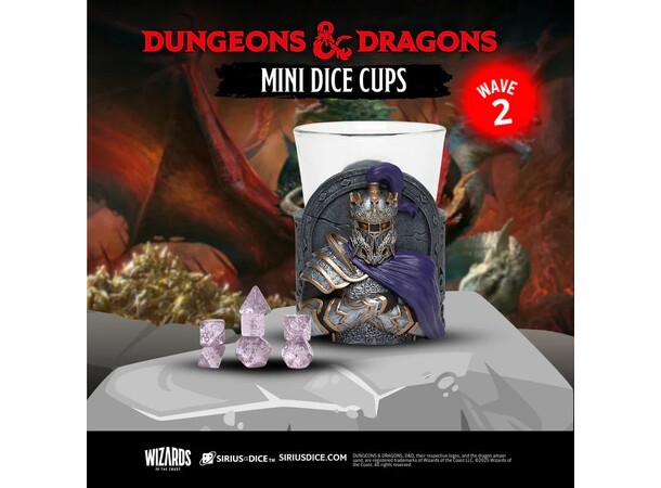 D&D Mini Dice Cups Series 2 - 1 stk Dungeons & Dragons 