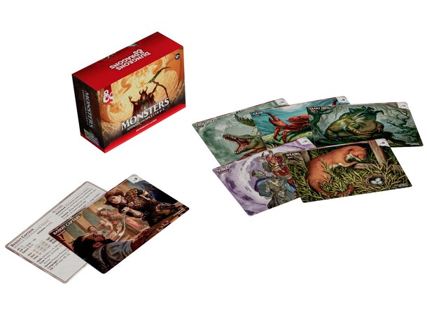 D&D Monsters Animals & NPCs Dungeons & Dragons Reference Cards 