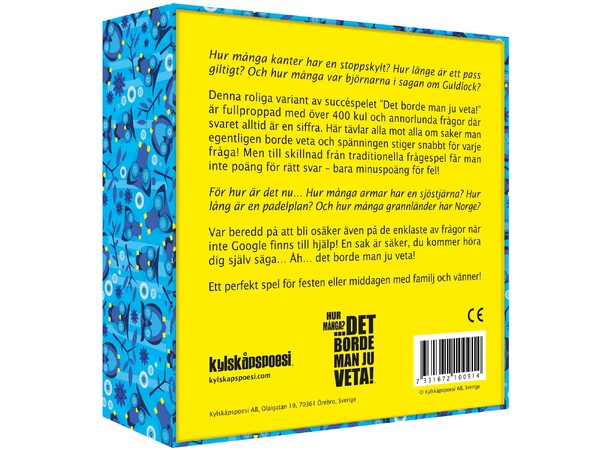 Det borde man ju veta Hur många - SVENSK 