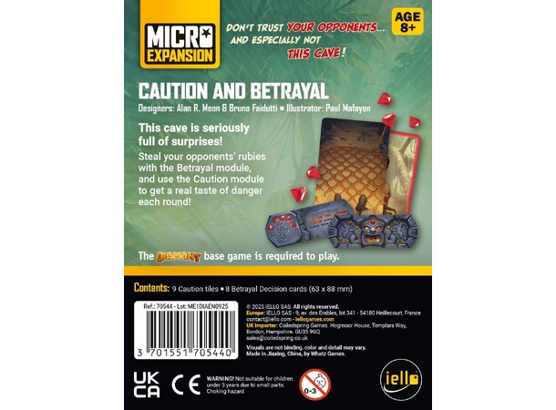 Diamant Caution & Betrayal Expansion Utvidelse til Diamant 