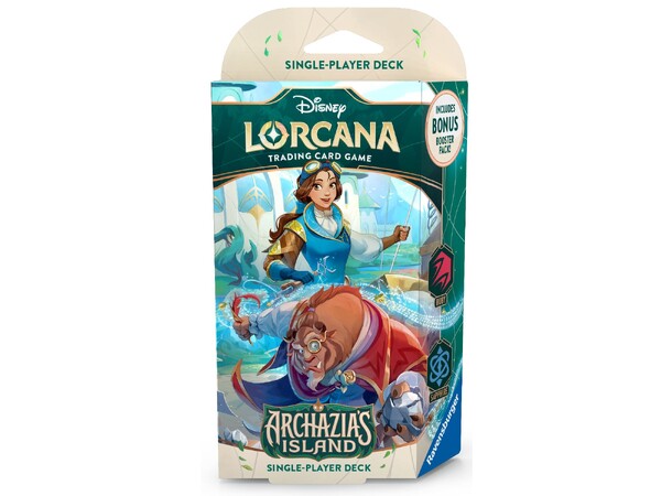 Disney Lorcana Archazias Island Start #2 Starter Deck - Ruby & Sapphire 