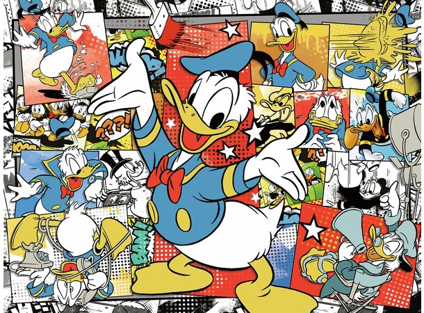 Donald Duck 1500 biter Puslespill Ravensburger Puzzle 
