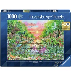 Dreamy Bikes in Amsterdam 1000 bitar Pussel - Ravensburger Puzzle