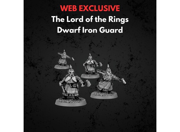 Dwarf Iron Guard Middle-earth Strategy Battle Game 