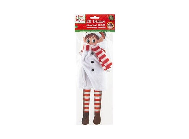 Elf on the Shelf Snögubbe-kostym - 1 st 