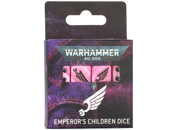 Emperors Children Dice Set Warhammer 40K 