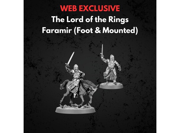 Faramir Foot & Mounted Middle-earth Strategy Battle Game 