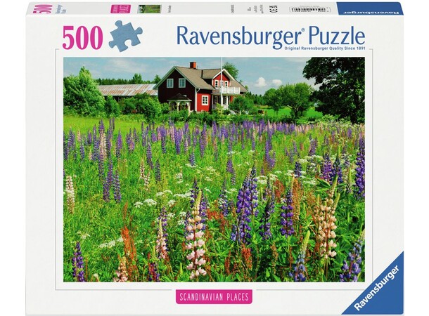 Farm in Sweden 500 biter Puslespill Ravensburger Puzzle 