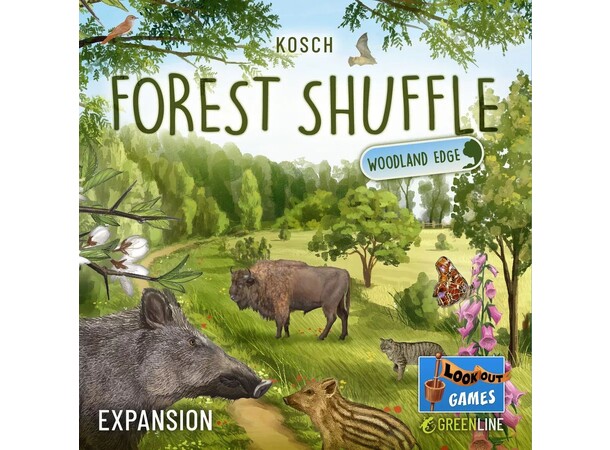 Forest Shuffle Woodland Edge Expansion Utvidelse til Forest Shuffle 