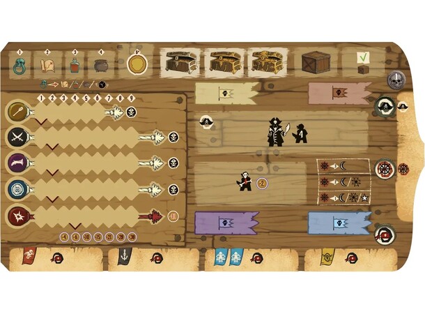 Fortunes of Scoundrel Bay Brädspel 