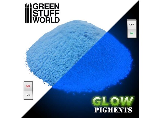 Glow Pigments - Space Blue Green Stuff World