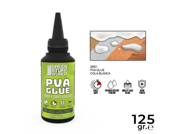 Hobbylim PVA Glue/Lim 125g Green Stuff World 