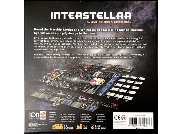 Interstellar Brädspel 