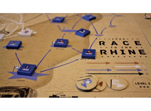 Keep em Rolling 1944 Brettspill Race to the Rhine 