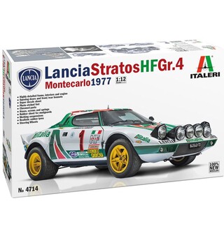 Lancia Stratos HF Gr.4 Montecarlo 1977 Italeri 1:12 Byggesett