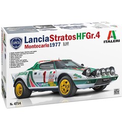 Lancia Stratos HF Gr.4 Montecarlo 1977 Italeri 1:12 Byggesett