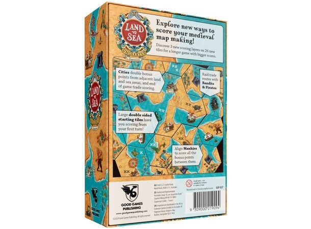 Land vs Sea Uncharted Expansion Utvidelse til Land Vs Sea 
