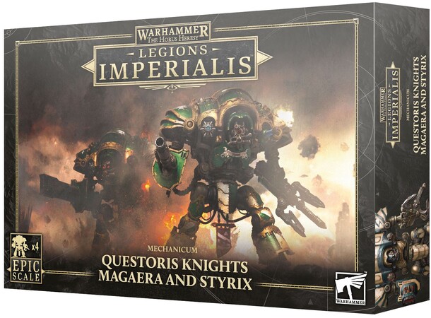 Mechanicum Questoris Knights Magaera/Sty The Horus Heresy - Legions Imperialis 