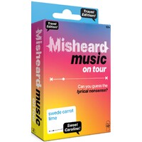 Misheard Music On Tour Partyspill Reiseutgave