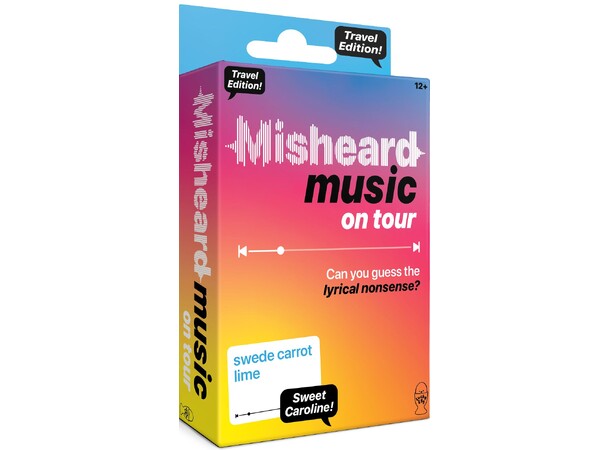 Misheard Music On Tour Partyspill Reiseutgave 
