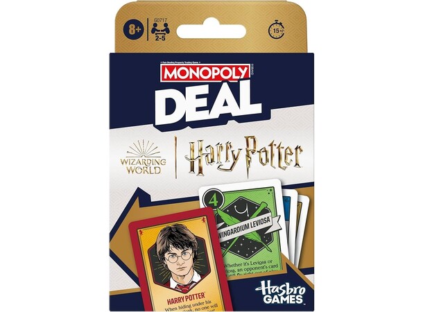 Monopoly Deal Harry Potter Kortspill Norsk utgave 