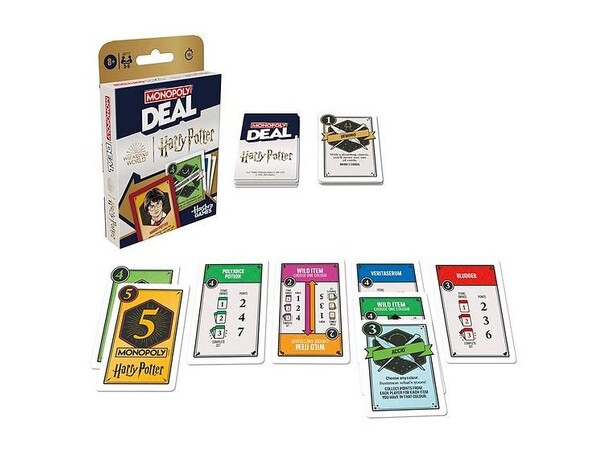 Monopoly Deal Harry Potter Kortspill Norsk utgave 