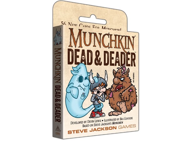 Munchkin Dead & Deader Expansion Expansion till Munchkin 